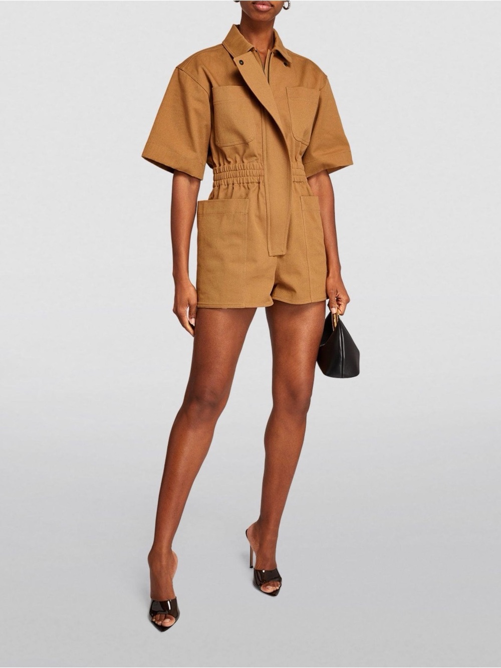 Tan Jumpsuit